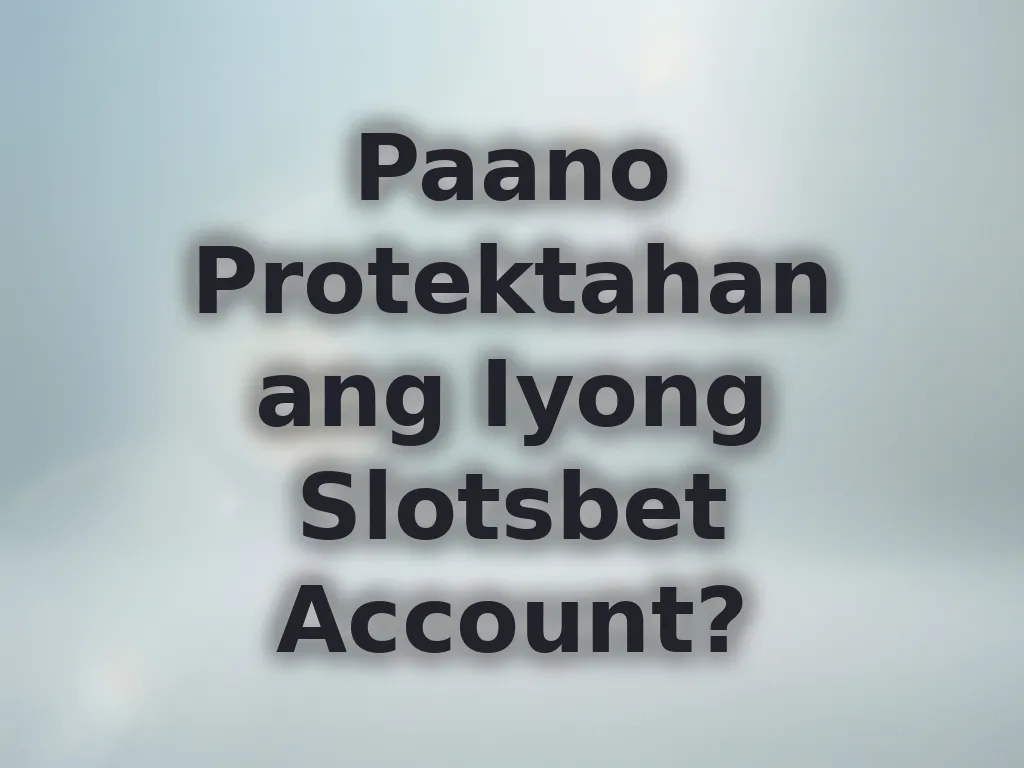 Account security tips